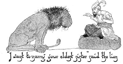 ''I want to marry your eldest sister'' said the lion
