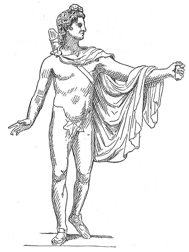 apollo greek god. THE APOLLO BELVEDERE FIG. 6.