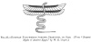 FIG. 35.—EGYPTIAN FOUR-WINGED SERPENT, CHANUPHIS, OR BAIT. (<i>From</i> “<i>Serpent Myths of Ancient Egypt</i>,” <i>by W. R. Cooper</i>.)