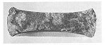 Fig. 12. Bronze Double Axe from Tomb of the Double Axes.<br> (From <i>Archæolagia</i>, by kind permission of the Society of Antiquaries and Sir Arthur Evans)
