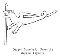 Dragon Standard. From the Bayeux Tapestry.