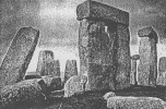 FIG 14.—One of the remaining Trilithons at Stonehenge