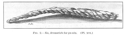 FIG. 2.--Ka, drumstick for pu-niu. (Pl. XVI.)