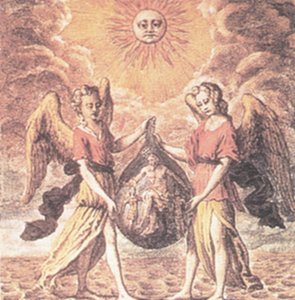 Mutus Liber, pl. 2, detail, (18th cent.) public domain image