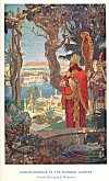 NEBUCHADNEZZAR IN THE HANGING GARDENS<br> <i>From the Painting by E. Wallcousins</i>.