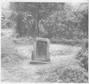 The round dirt grave symbolizes the   ''circle of life''. Such graves dot the countryside of northern South   Vietnam.