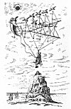 VOYAGING TO THE MOON.<br> <i>From Domingo Gonsales</i> [A.D. 1638].<br> <i>See page</i> 46