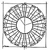 <I>Fig. 1. The Daisy<BR>
 The Circle-the Sun and her Rays</I>