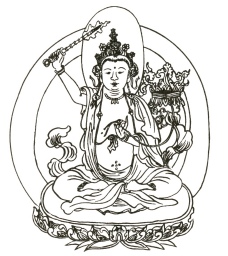 Manjusri, Buddhist God of Wisdom [Public Domain Image]