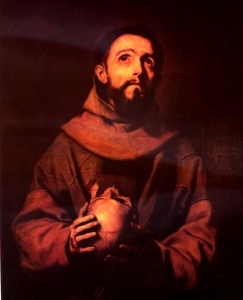Saint Francis, by Jose de Ribera [1643] (Public Domain Image)