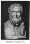 Frontispiece to Vol. I: APOLLONIUS OF TYANA (?).<br> <i>BUST IN THE CAPITOLINE MUSEUM, ROME</i>.