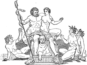 Pluto, Proserpina, and Furies.