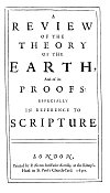 A Review of the Theory of the Earth: Title Page