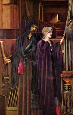 The Wizard, by Edward Burne-Jones [1891-98] (Public Domain Image)