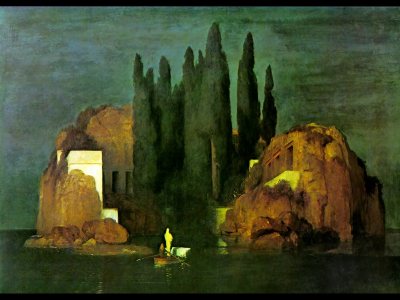 The Island of the Dead, by Arnold Bocklin [1880] (Public Domain Image)
