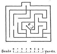 FIG. 143.—Temporary Maze at Village Fête. (W. H. M.)
