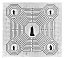Fig. 50. Labyrinth in Rheims Cathedral. (Gailhabaud)