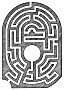 FIG. 120.—Maze by W. H. Nesfield, in R.H.S. Gardens, South Kensington, <i>circ.</i> 1862. (From R.H.S. Guide.)