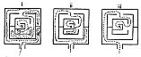FIGS. 149, 150 and 151.—Path of Rat in Labyrinth; three stages. (Szymanski.)