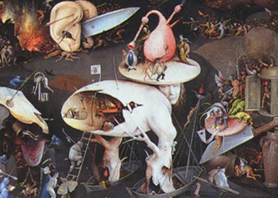 Hieronymus Bosch, The Garden of Earthly Delights [16th cent.] (Public Domain Image)