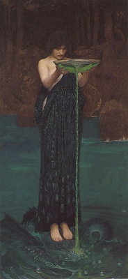 Circe by John William Waterhouse [1892] (Public domain image)