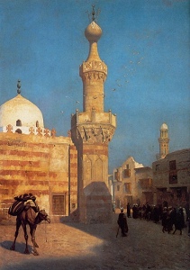 Cairo, by Jean-Leon Gerome [19th Cent.] (Public Domain Image)