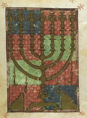 Menorah [19th cent] (Public Domain Image)