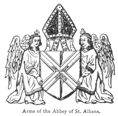 Arms of the Abbey of St. Albans.
