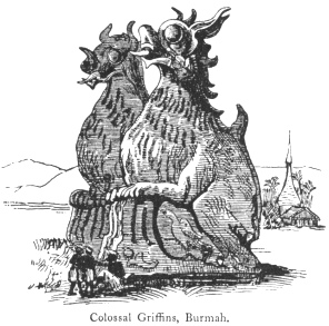 Colossal Griffins, Burmah.