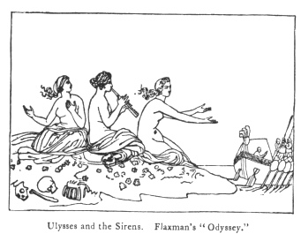 Ulysses and the Sirens. Flaxman's Odyssey.