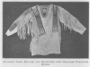 BUCKSKIN SHIRT FRINGED AND DECORATED WITH COLOURED PORCUPINE QUILLS.