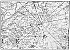 PLATE XX. MAP OF EIGHT LEYS THROUGH CAPEL-Y-TAIR-YWEN, HAY. SEE CONTENTS TABLE<BR>
 (Based on the Ordnance Survey with the sanction of the Controller of H.M. Stationery Office).