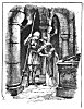 'In th' evening late old Glaucé hither led<BR>
 Faire Britomart, and, that same Armory<BR>
 Downe taking, her therein appareled<BR>
 Well as she might.'' . . .