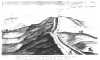 Plate 2. Prospect of the Roman Road and Wansdike Just above Calston, May 20, 1724. This demonstrates that Wansdike was made before the Roman Road.