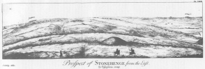 Plate 3. Prospect of Stonehenge from the East by Vespasians camp