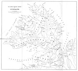 Map of Northwest Iceland