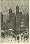THE MARKET AND CATHEDRAL, WORMS<br> LOUIS WEIRTER, R.B.A.<br> <i>Facing page 260</i>.