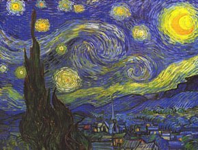 Starry Night, by Van Gogh [1889] (Public Domain Image)