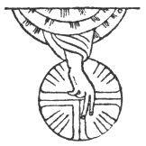 FIG. 10. THE HAND OF GOD. (DIDRON. Histoire de Dieu, p. 32.)