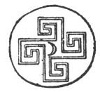 FIG. 32. CRETAN COIN. (Numismatic Chronicle, vol. xx., new series, pl. ii., fig. 7.)