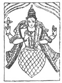 FIG. 125. AVATAR OF VISHNU. (GUIGNIAUT, pl. ix., fig. 47.)